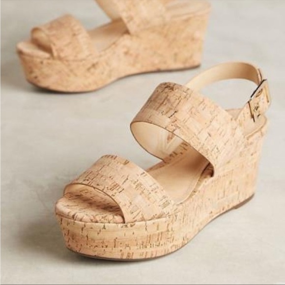 Schutz Fankia cork platform sandals - Picture 1 of 7